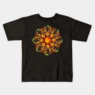 scary witch mandala Kids T-Shirt